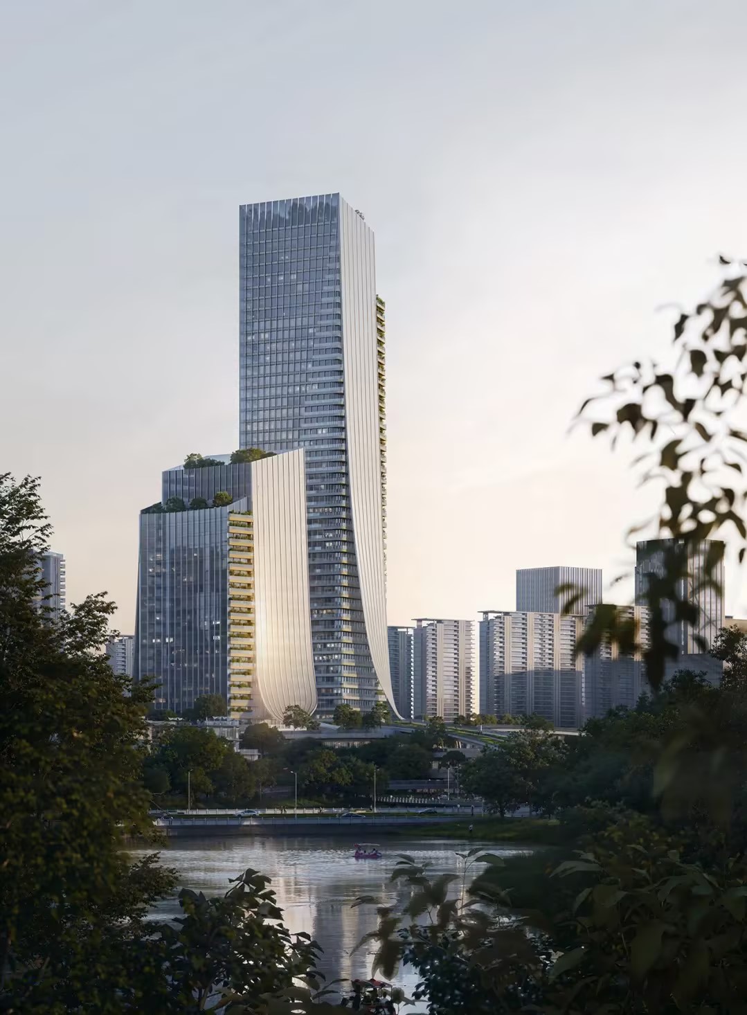 Urban Skyscraper (Mid Shot)